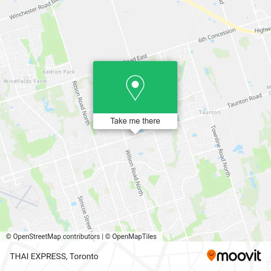 THAI EXPRESS map