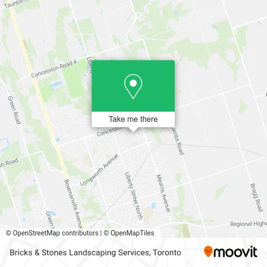 Bricks & Stones Landscaping Services map