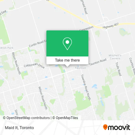 Maid It map