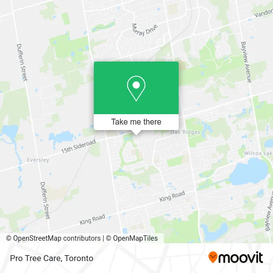 Pro Tree Care map