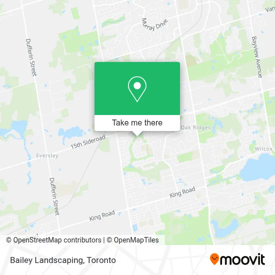 Bailey Landscaping map