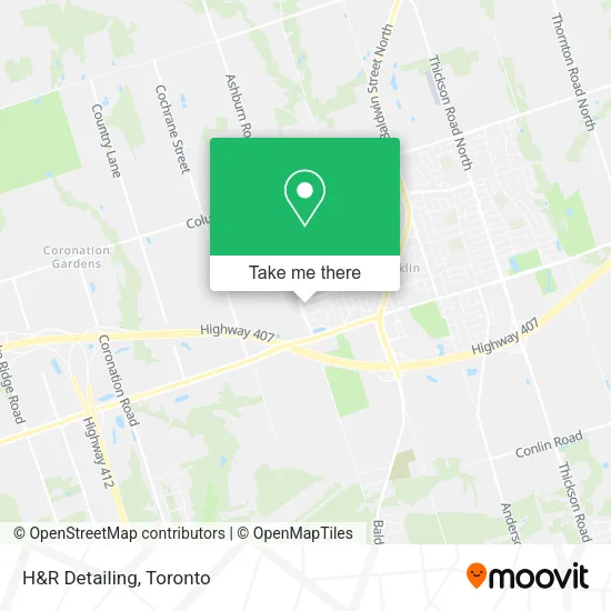 H&R Detailing map