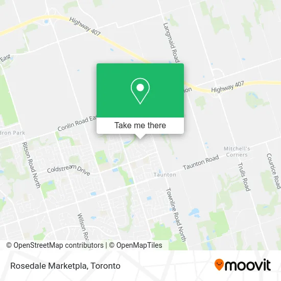 Rosedale Marketpla map