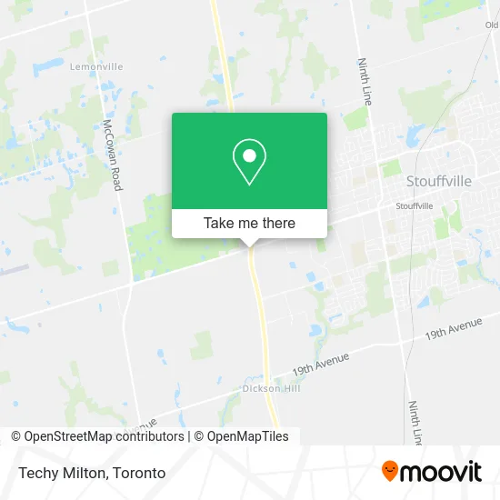 Techy Milton map