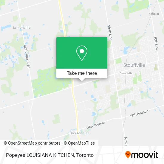 Popeyes LOUISIANA KITCHEN map