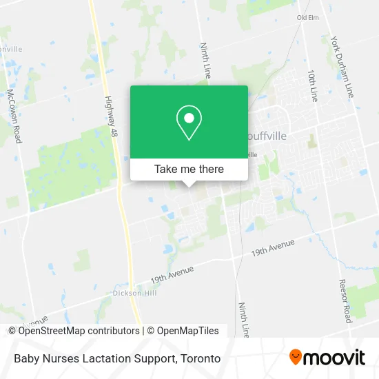 Baby Nurses Lactation Support map