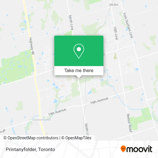 Printanyfolder map