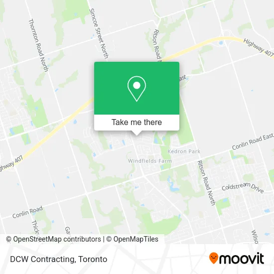 DCW Contracting map
