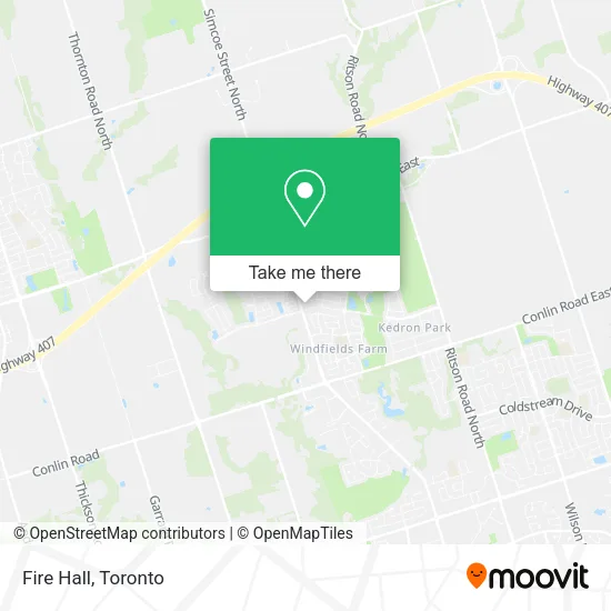 Fire Hall map