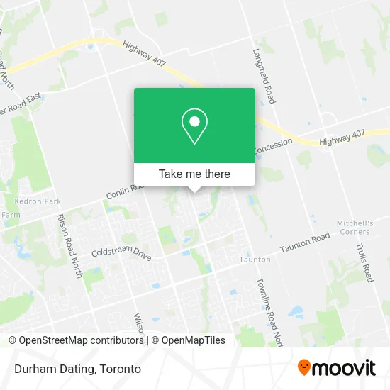 Durham Dating map