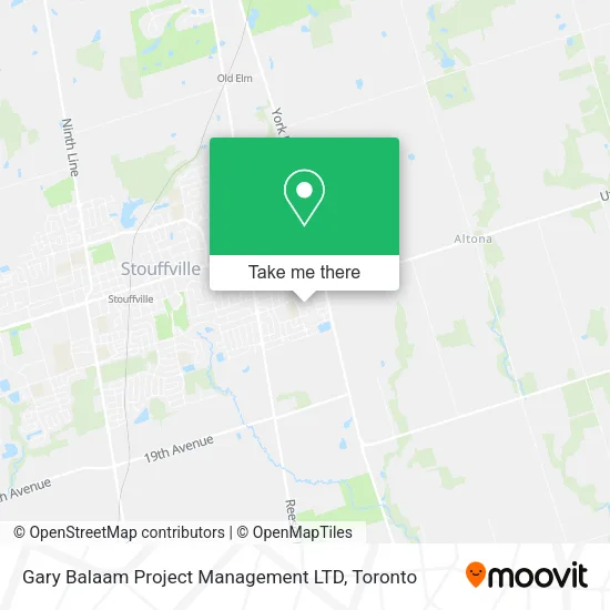 Gary Balaam Project Management LTD map