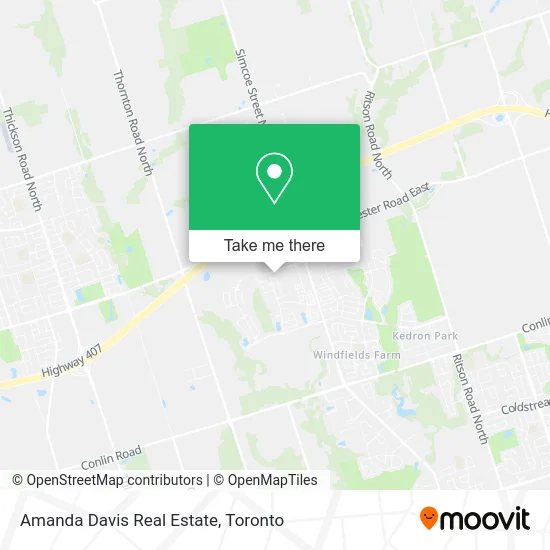 Amanda Davis Real Estate map