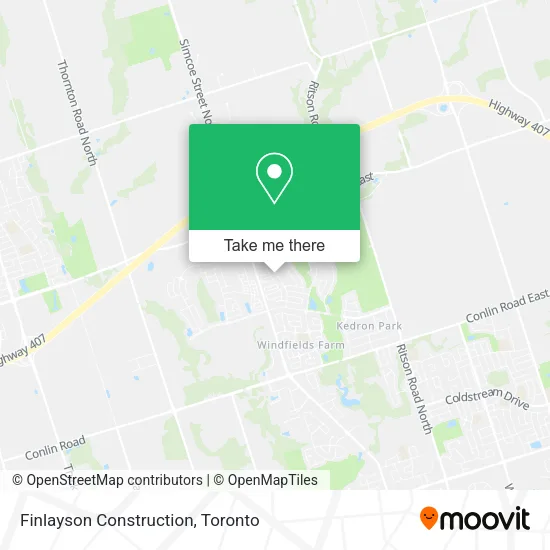 Finlayson Construction map