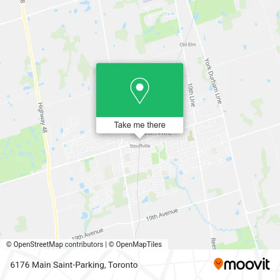 6176 Main Saint-Parking map