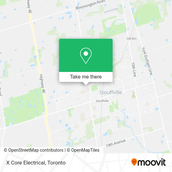 X Core Electrical map
