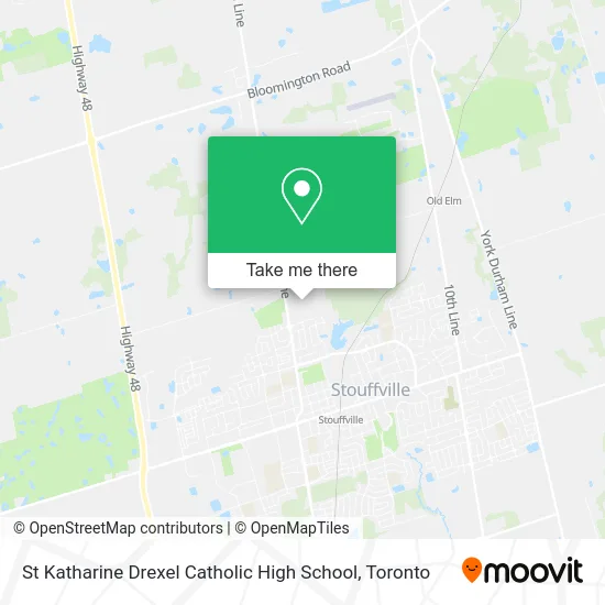 St Katharine Drexel Catholic High School map