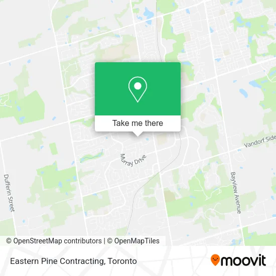Eastern Pine Contracting map