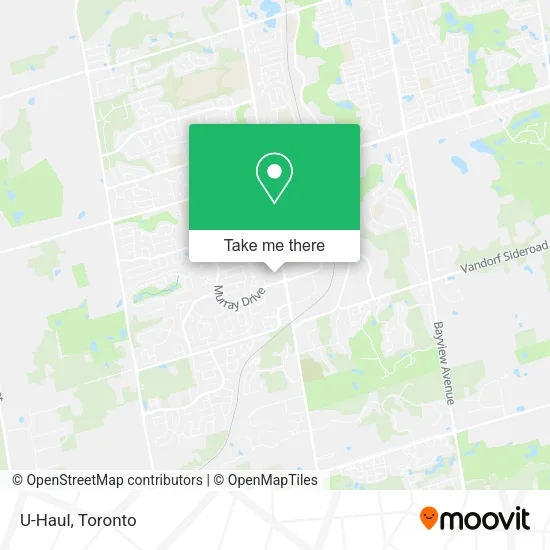 U-Haul map