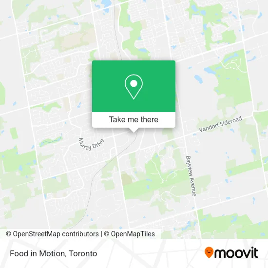 Food in Motion map