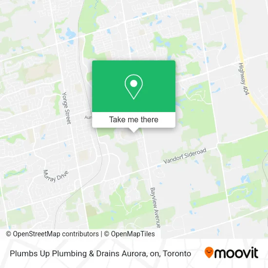 Plumbs Up Plumbing & Drains Aurora, on map