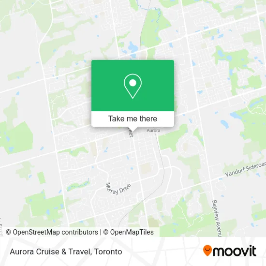 Aurora Cruise & Travel map