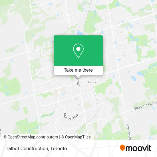 Talbot Construction map