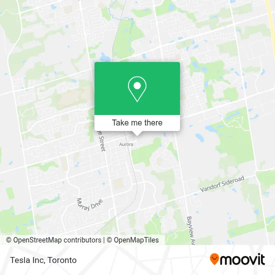 Tesla Inc map