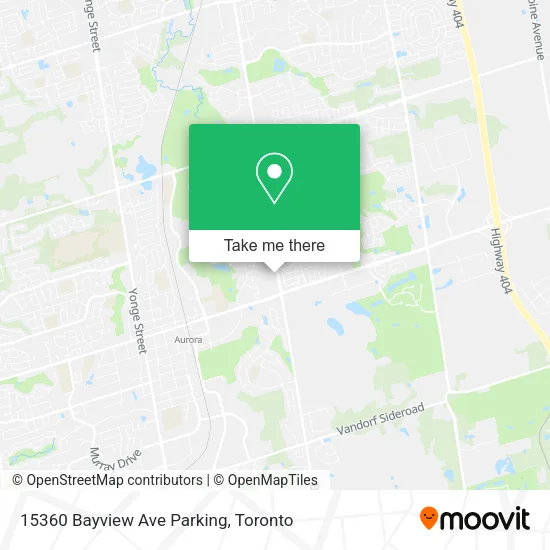 15360 Bayview Ave Parking map