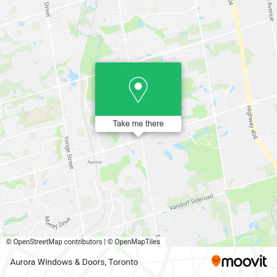 Aurora Windows & Doors map