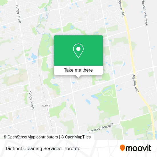 Distinct Cleaning Services map
