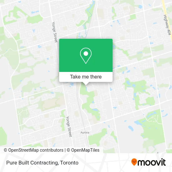Pure Built Contracting map