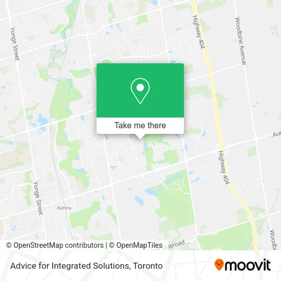 Advice for Integrated Solutions map
