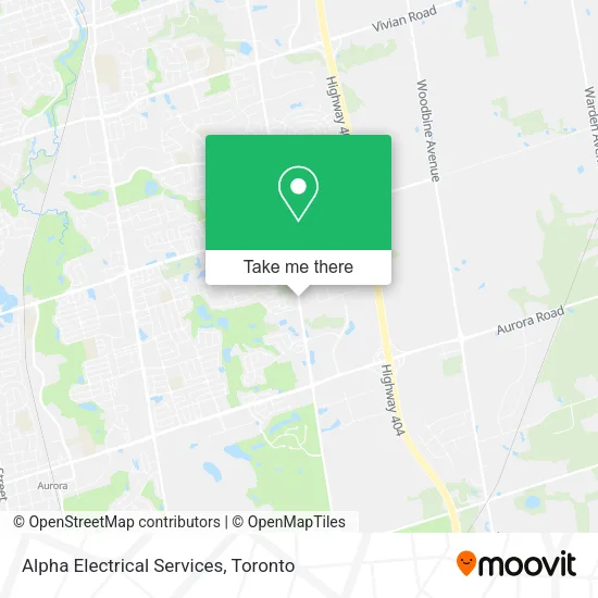 Alpha Electrical Services map