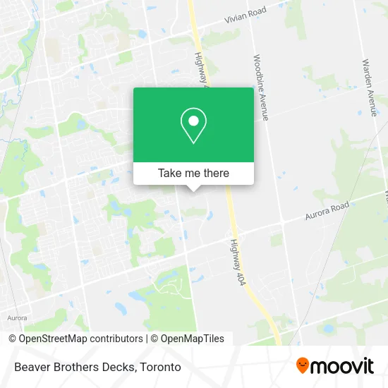 Beaver Brothers Decks map