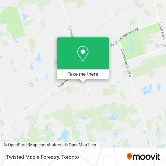 Twisted Maple Forestry map