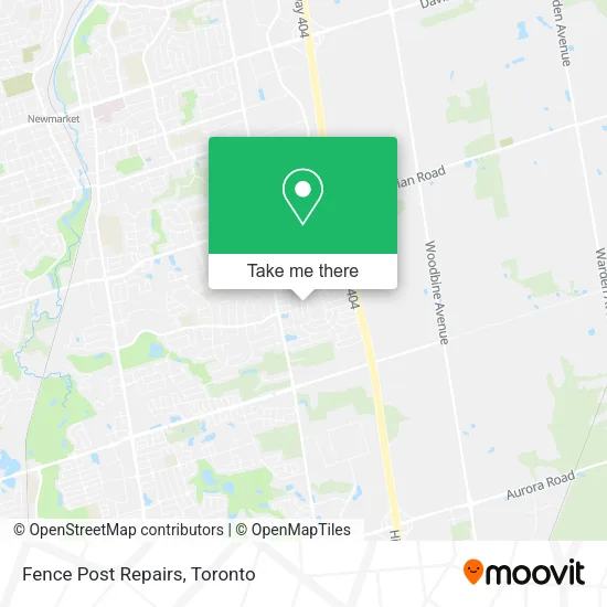 Fence Post Repairs map