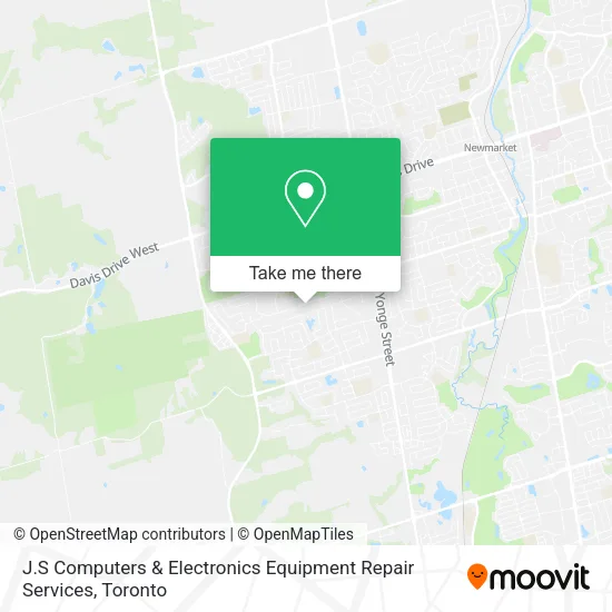 J.S Computers & Electronics Equipment Repair Services map
