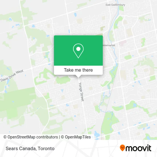 Sears Canada map