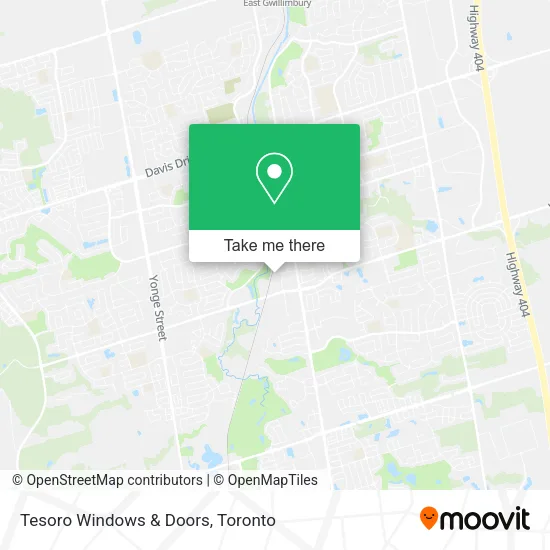 Tesoro Windows & Doors map