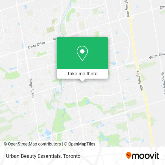 Urban Beauty Essentials map