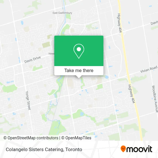 Colangelo Sisters Catering map