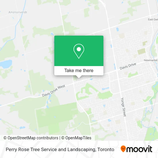 Perry Rose Tree Service and Landscaping map
