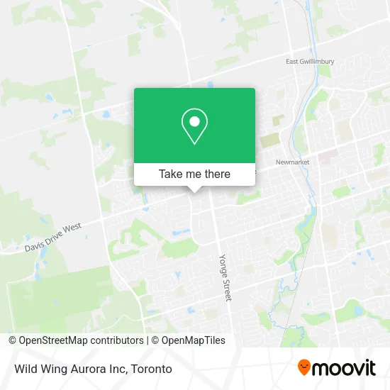 Wild Wing Aurora Inc map