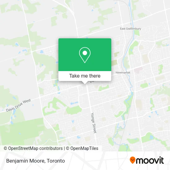 Benjamin Moore map