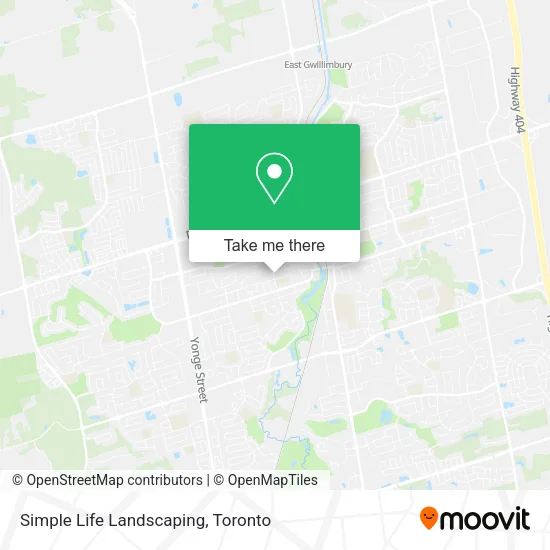 Simple Life Landscaping map