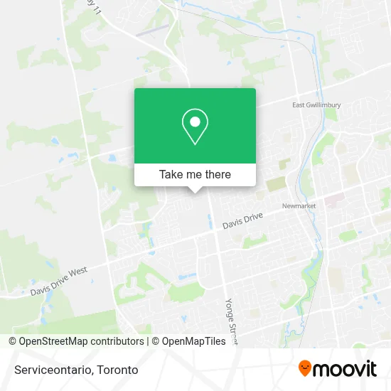 Serviceontario map
