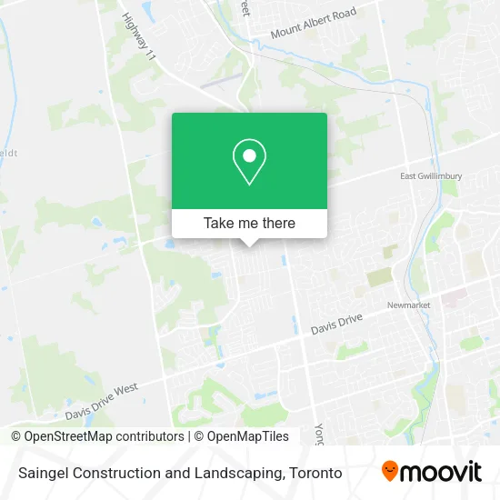 Saingel Construction and Landscaping map