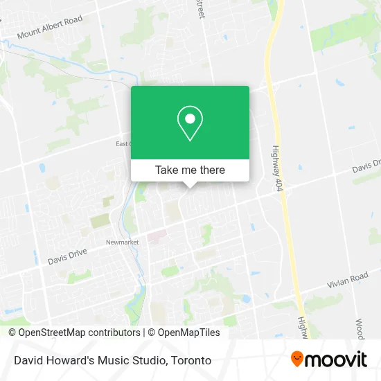 David Howard's Music Studio map