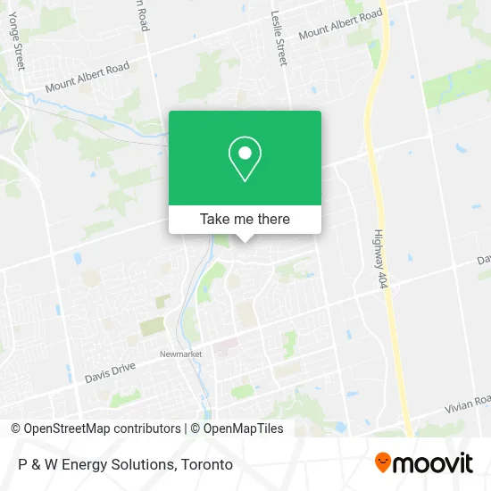 P & W Energy Solutions map