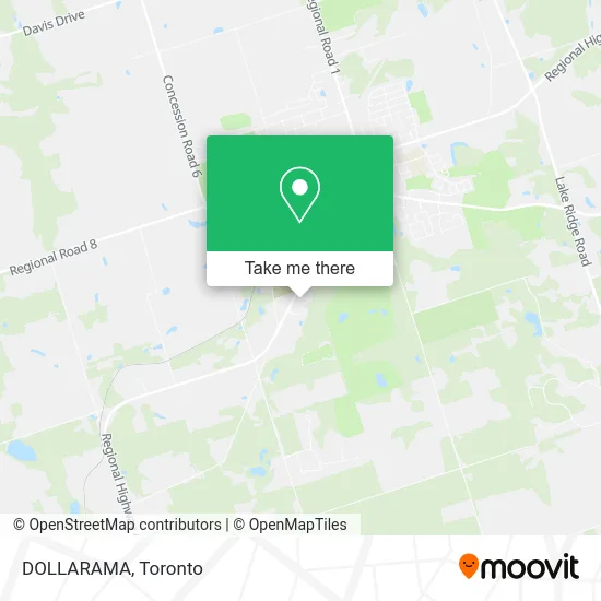DOLLARAMA map